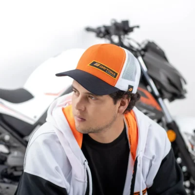 Gorra naranja con blanco Daytona